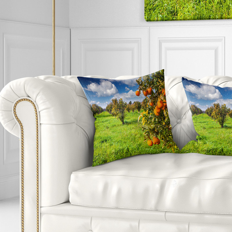 Coussin de jardin imprimé, 18" x 18", Coussin décoratif