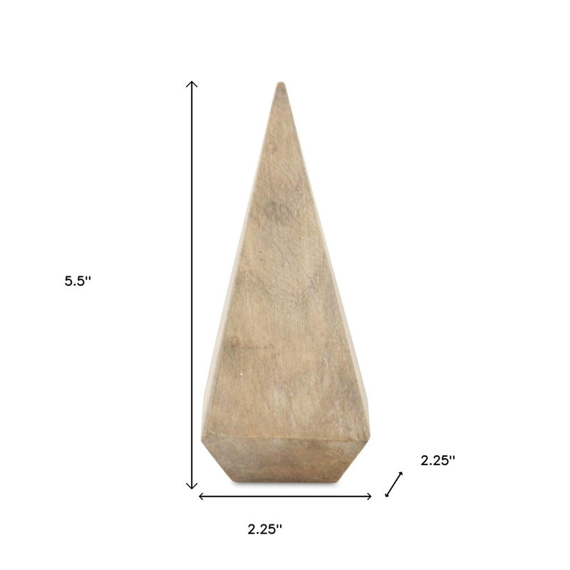 Sculpture en bois massif 6 "