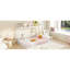 Lit de plancher en métal avec caractéristiques, bureau et rangement pour - blanc-1218126393-1218126394