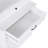 White Bathroom Storage Cabinet With Two Doors