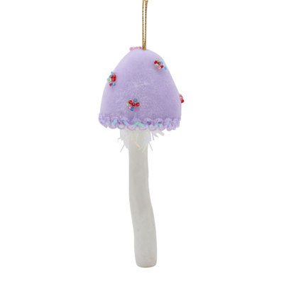 Hanging Tree Decoration Lilac Mushroom