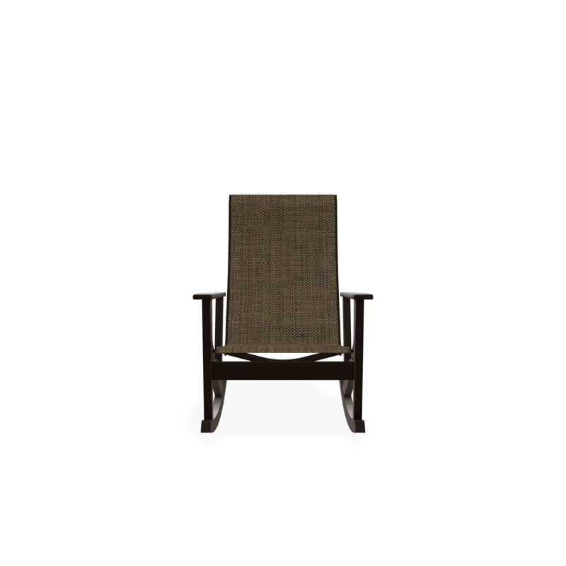 Wexler Polymer Outdoor Lounge Chair, Kona, Beacon Taupe Sunbrella®