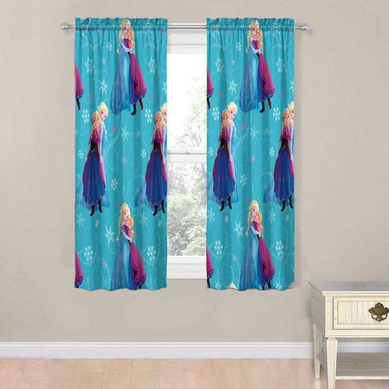 Paire de rideaux obscurcissant avec passe-tringle Frozen, l 42 po x L 63 po