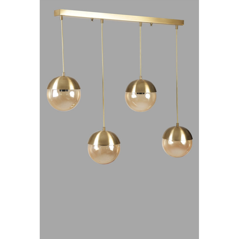 Chandle Chandelier, Gold