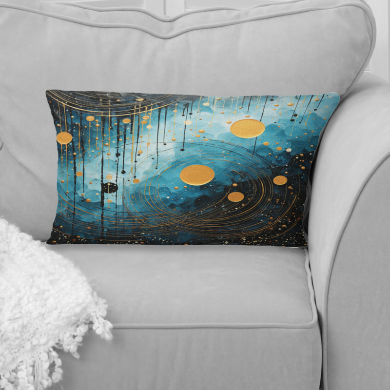 Coussin Blue Minimalisme Moon I - Minimalisme