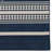 Kivett Caliente Navy and Ivory Indoor Outdoor Machine Washable Area Rug-1706871825