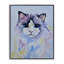 «Pastel Cat» aux yeux bleus, estampe numérique, conception de Tatiana Roberts-622839523-622839522