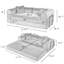 Canapé-lit convertible, canapé de plancher pliable sans assemblage-863085277