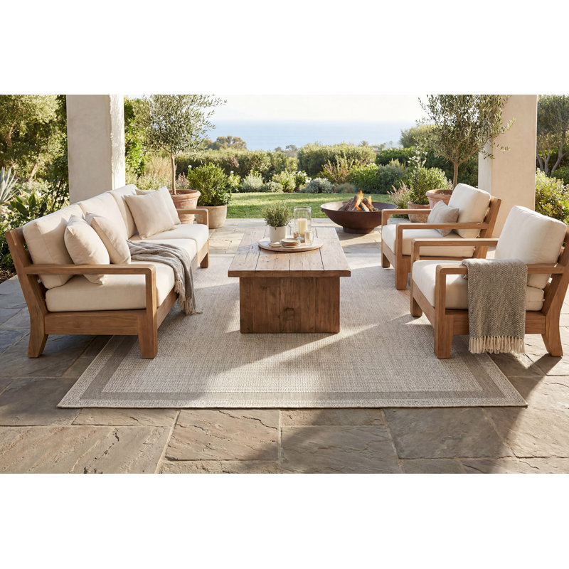 Schwartz Indoor / Outdoor Rug, Rectangle 5'3" x 7'7"