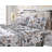Tribeca Living Printed 300 Thread Count Sheets 100% Cotton Floral Sheet Set-29691296-29691295