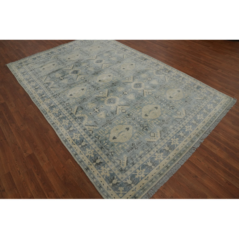 Tapis de salon fait à la main Oushak 7 x 10