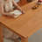 Steady and elegant solid wood dining table-107725066