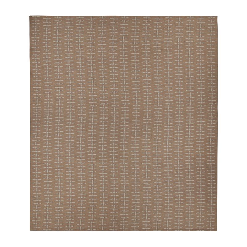 Scandinavian Wool Floral Area Rug, Rectangle 8' x 10'