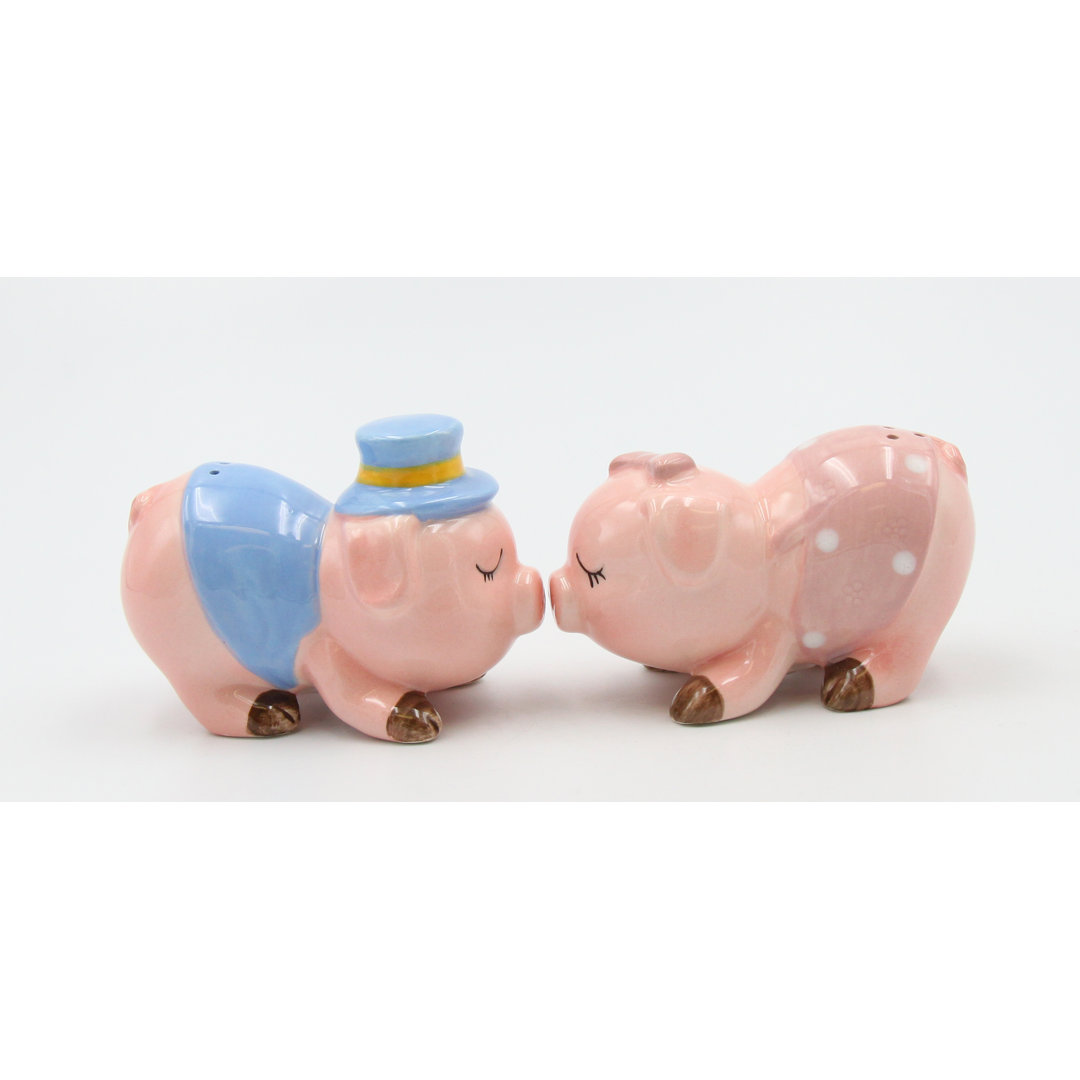 Cosmos Gifts Kissing Pigs Salt and Pepper Shaker Set Cosmos Gifts
