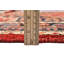 Tapis oriental rétro rouge tribal 3 pi 7 po x 6 pi