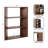 Akita Angled Three-Tier Wood Wall Shelf