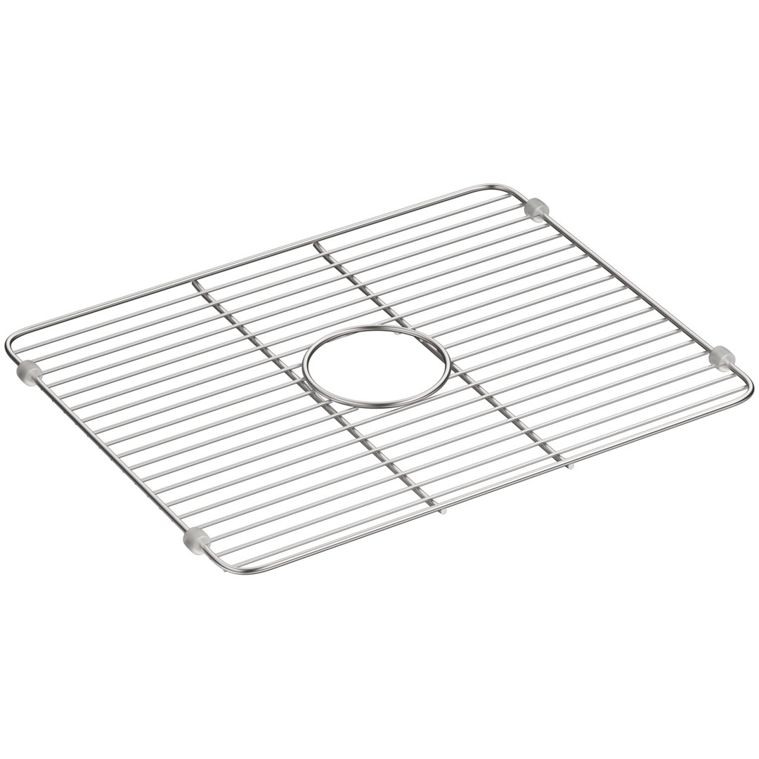 Iron Tones Smart Divide Stainless Steel Large Sink Rack Kohler