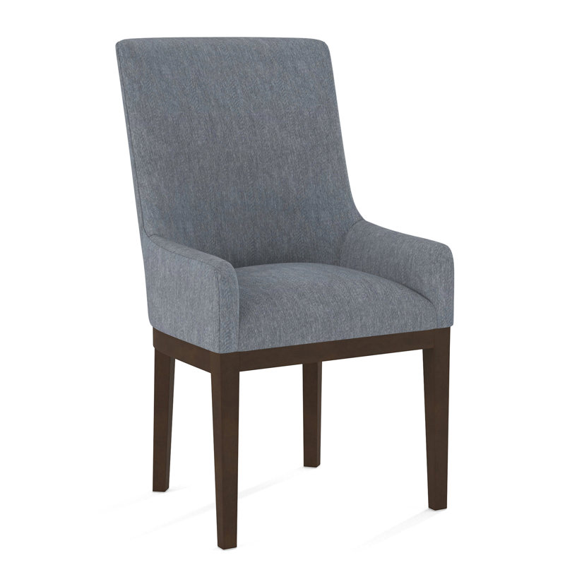 Upholstered Arm Chair, Nutmeg, Applause Archway Grey