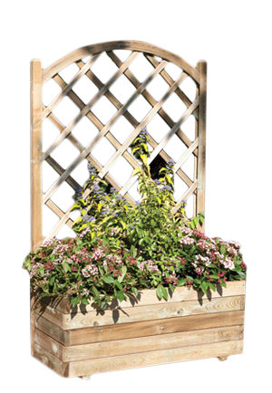 Rowlinson Rectangular Planter & Lattice