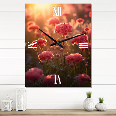 Horloge murale rétro avec œillets II