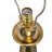D15x28.5" Aluminum Cone Table Lamp