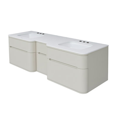 Eleganza 71.5'' W Double Vanity