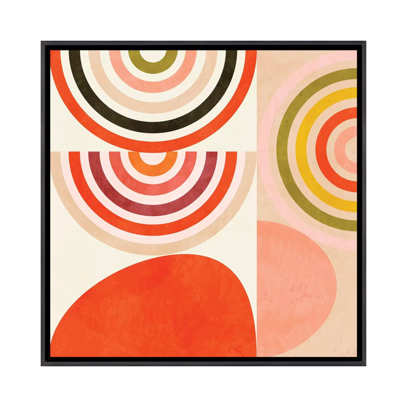 «Shapes Abstract III» par Ana Rut Bré - impression d'art graphique, Aucun mat, H 18 po x l 18 po x 1,5 po