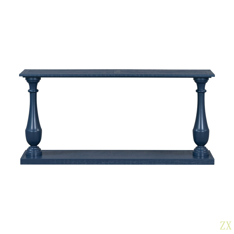 Vintage Sofa Table - Space-Saving Design With Luxurious Pine Veneer And Elegant Tapered Legs, Modern Narrow Entryway Table For Living Room, Study, Foyer, Or Bedroom
