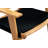 Patio Sense Kingsmen Armchair ,Natural Finish ,Midcentury Modern Sofa Chair ,Indoor & Outdoors