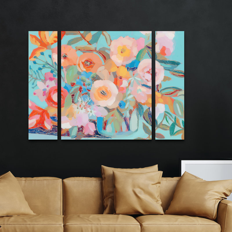 Ensemble de 3 panneaux d'art mural - Suzanne Allard 