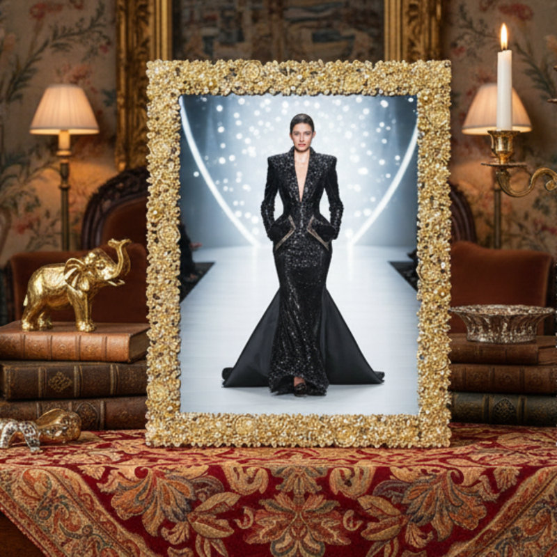Everleigh Metal Picture Frame, Gold, 8" x 10"