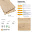 Plancher de bois franc d'ingénierie européen de qualité supérieure T 5/8 po x l 9,5 po-73312094