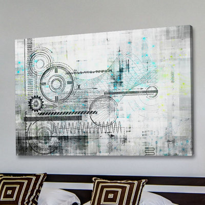 « gear », reproduction d’art sur toile tendue
