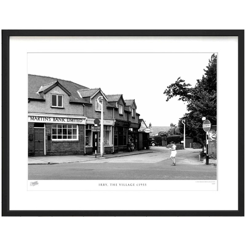 Irby, The Village C1955 by Francis Frith - Single Picture Frame Print, 60cm H x 80cm W x 2.3cm D