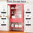  63"H Glass Display Cabinet With Drawer And Shelf-1985987966