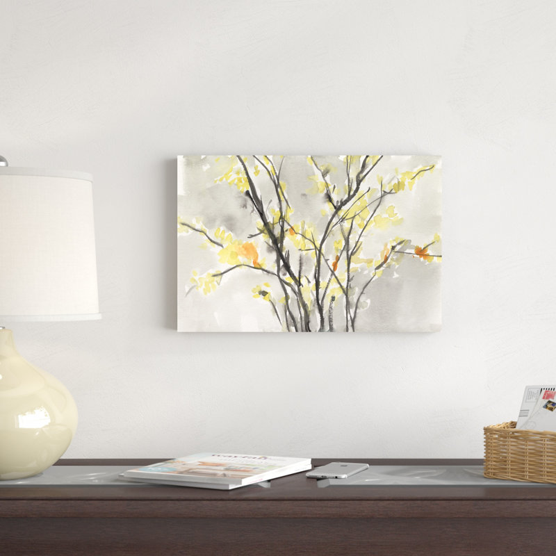 Blissful Elegance II - peinture sur toile tendue, H 12 po x l 18 po x P 1,25 po