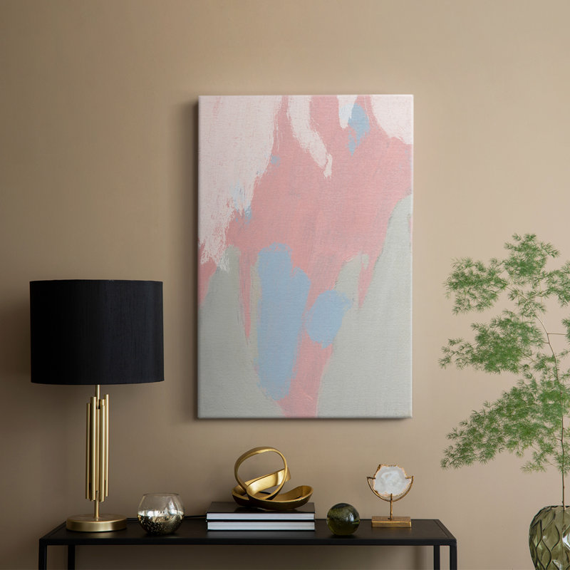 Blush Abstract III - galerie Cavas sur mesure, H 36 po x l 24 po