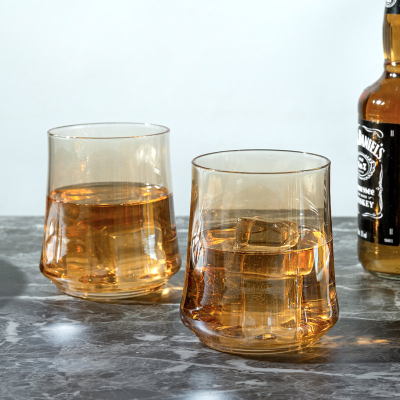 4 Piece 414ml Whiskey Glass Set