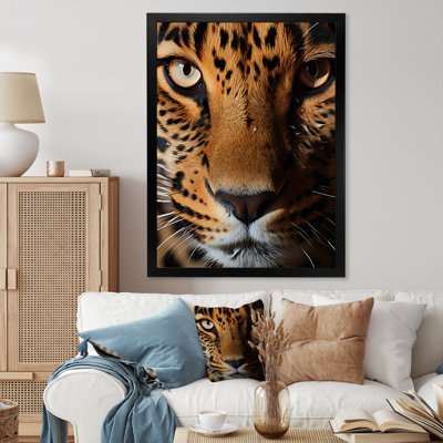" Brown Leopard Textures Of Strength "
