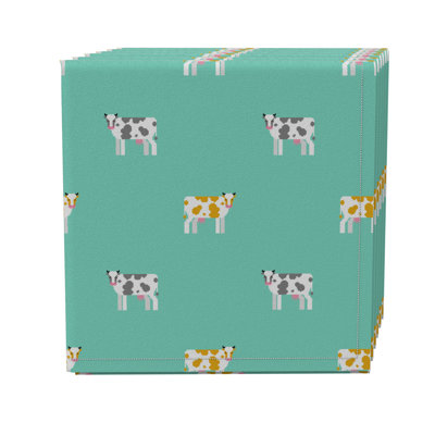 Cotton Twill Animals/Nature Square Napkin
