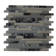 Muni 12" x 12" Random Sized Beveled Glass Linear Mosaic Wall Tile