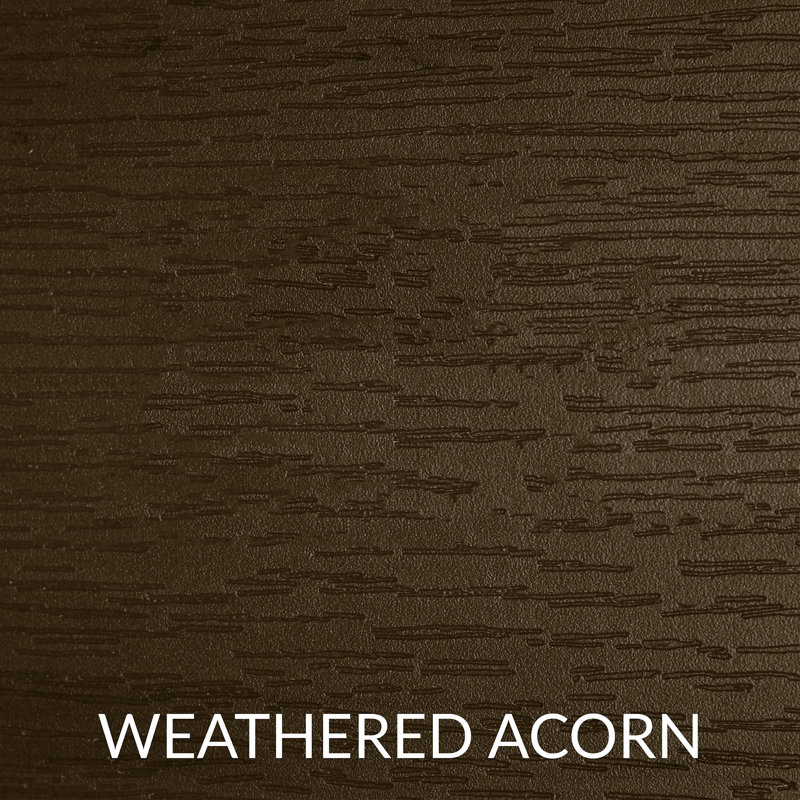 Lunz Outdoor Bench, Weathered Acorn