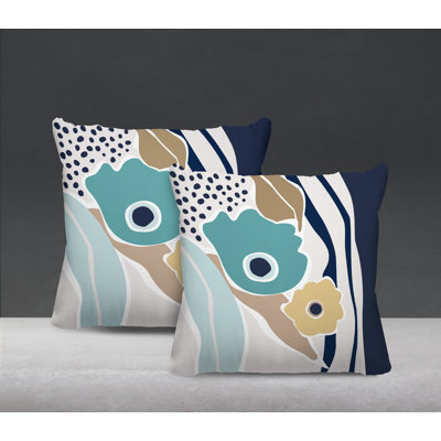 Polyester/Polyester Blend Throw Square Indoor/Outdoor