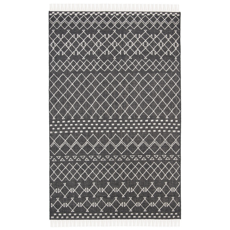 Tapis tissé à la main Renard Kilim, Rectangle 4 pi x 6 pi