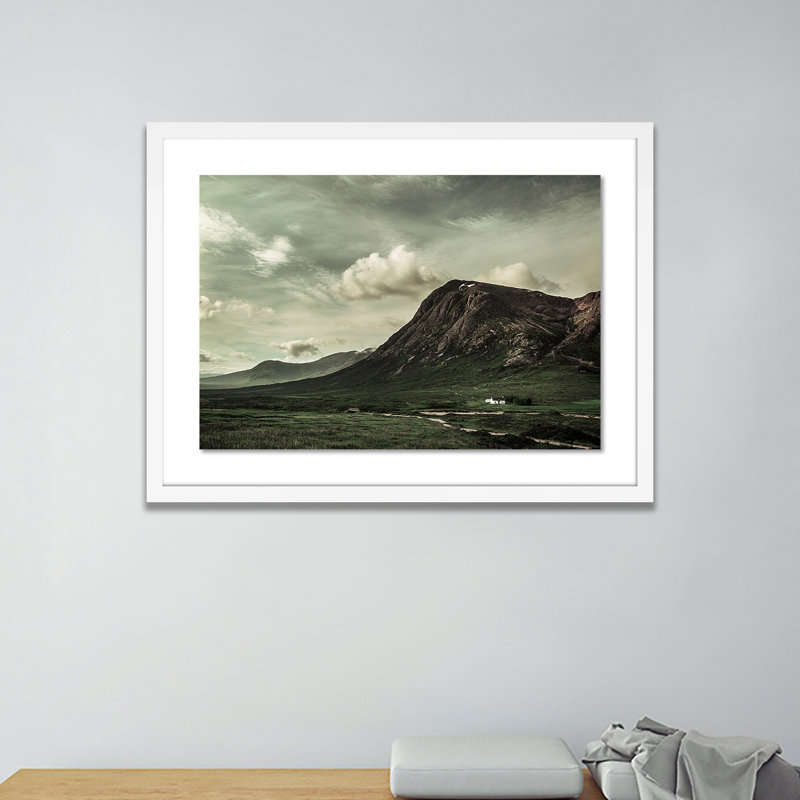 Scotland I Print by Joe Mania, White, 44" H x 60" W x 2.5" D