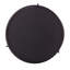 Table de bout ronde 24 "en bois manufacturé et fer noir avec tablette