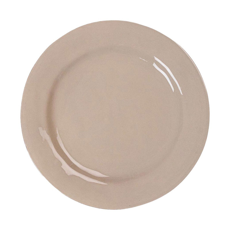 Puro Dinner Plate, Taupe