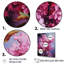 «Neon Pink Lilacs Pop Beauty Unveilé I», reproduction sur toile-1644858860-1644858859