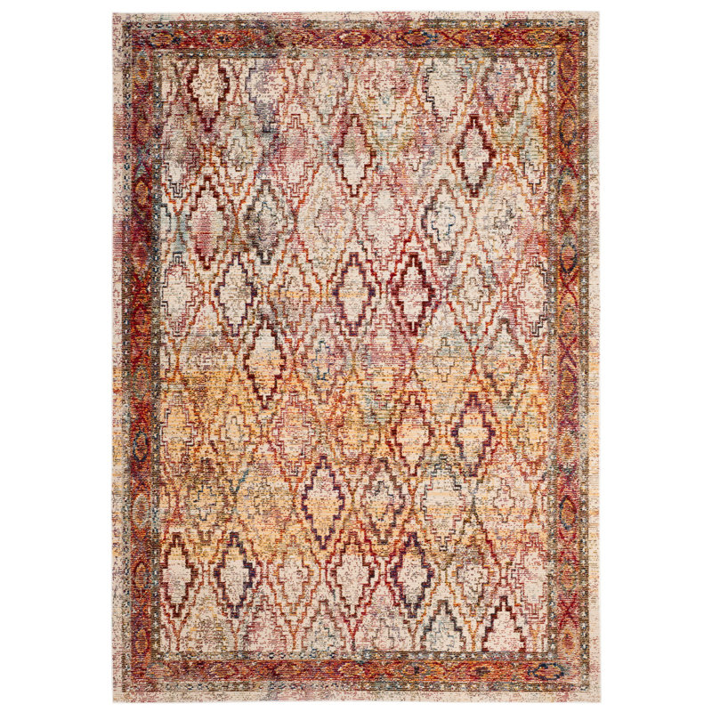 Orkney Performance Geometric Rug, Rectangle 6'7" x 9'2"