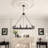 Madalyn 12 - Light Candle Style Wagon Wheel Chandelier-182085578